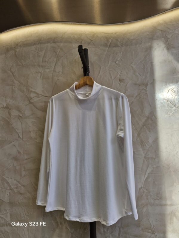 Media polera modal soft corte evase