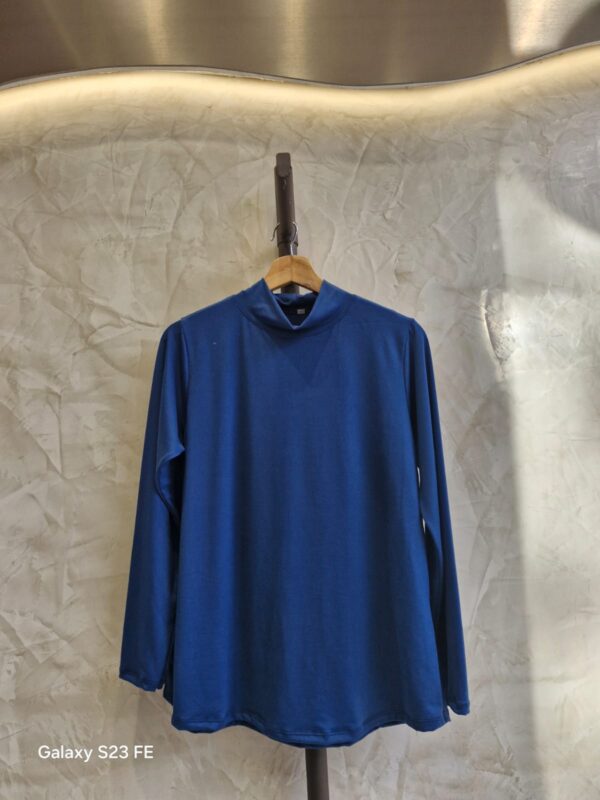 Media polera modal soft corte evase - Imagen 4