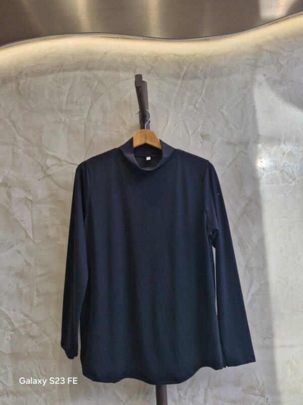 Media polera modal soft corte evase - Imagen 6