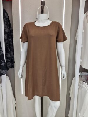 Vestido de lino c/lycra